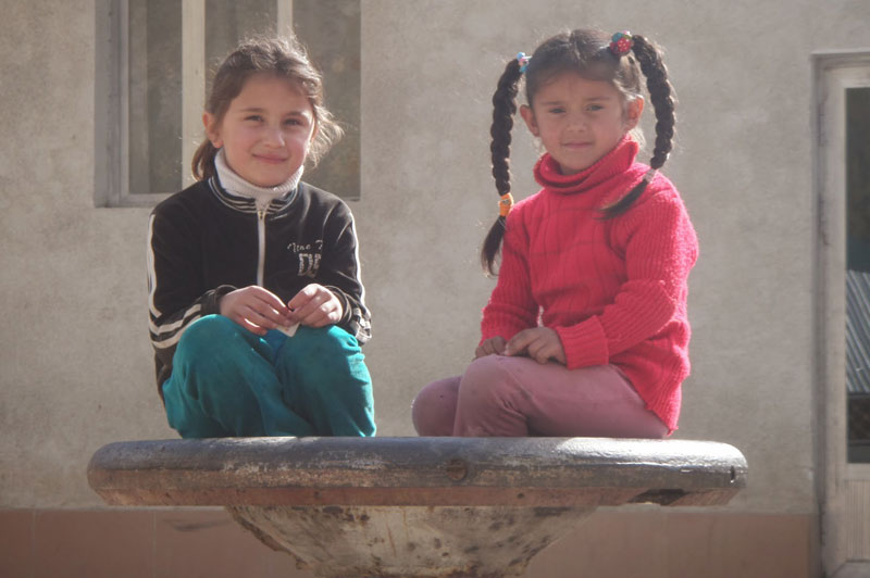 Young-students-Khorog,-Tajikistan